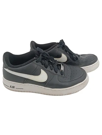 Nike Air Force 1 Herren Sneaker Low Schwarz Größe 40 Freizeit Sportschuhe