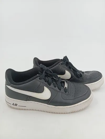 Nike Air Force 1 Herren Sneaker Low Schwarz Größe 40 Freizeit Sportschuhe