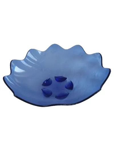 Tupperware Dekoschale Teller Schale Modern Blau 30cm Kunststoff