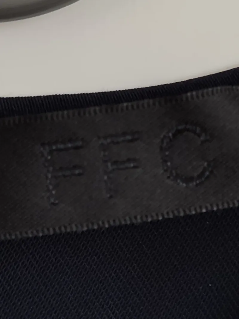 FFC Damen Top Oberteil Gr. 40/L Modern Blau Ärmellos Polyester 3
