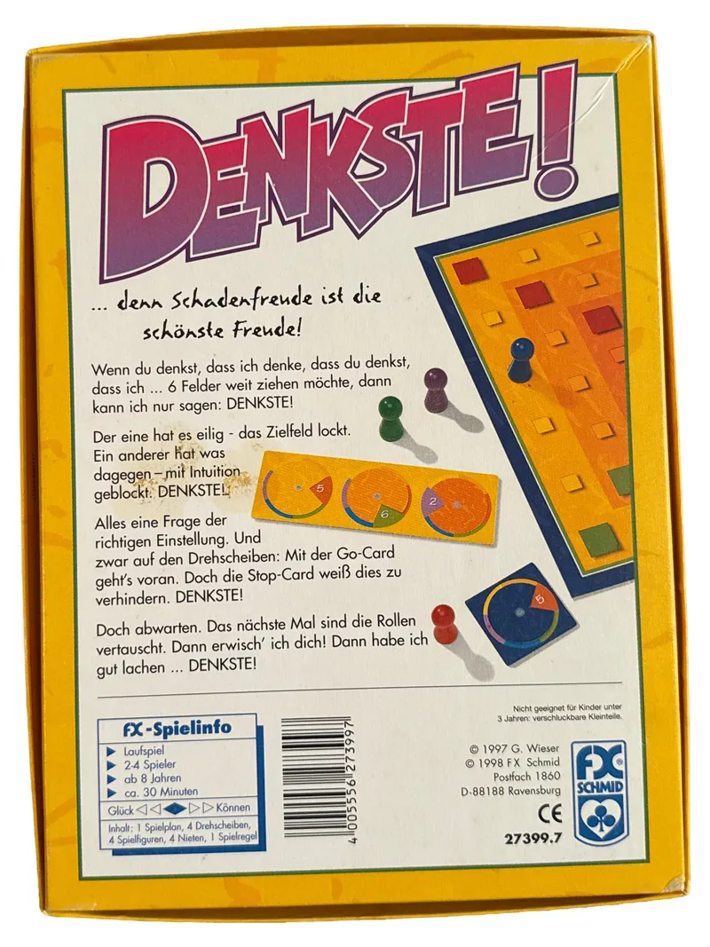 FX Schmid Denkste! Brettspiel für Kinder ab 8 Jahre Gesellschaftsspiel 2