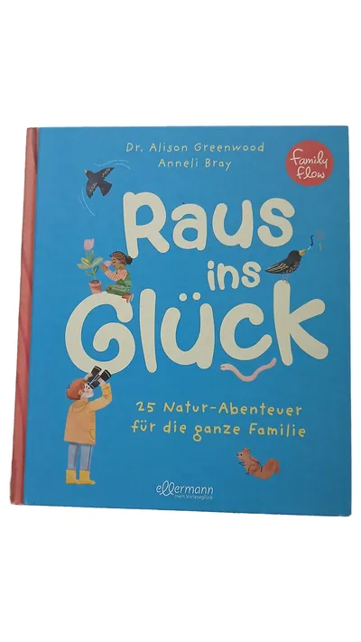 ellermann Activity Buch Raus ins Glück Natur Kind Blau Papier