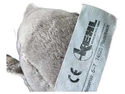 Keil Baby Kuscheltier Elefant Stofftier Grau 20cm Plüschtier Schmusetier