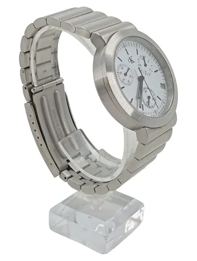 Calvin Klein Herren Armbanduhr Edelstahl Silber Modern Business Alltag