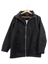 Desigual Damen Sweatjacke Gr. S/M Schwarz Velours Stickerei Reißverschluss 1