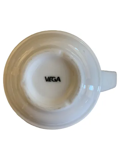 VEGA Kaffeebecher Tasse Weiß Modern Keramik 350ml