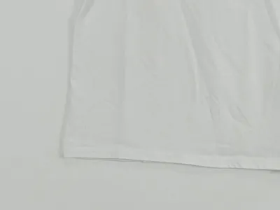 Tommy Hilfiger T-Shirt Kinder Weiß Gr. 122 Basic Logo Baumwolle Kurzarm
