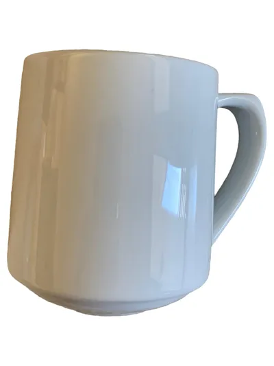 VEGA Kaffeebecher Tasse Weiß Basic Keramik 325ml NEU