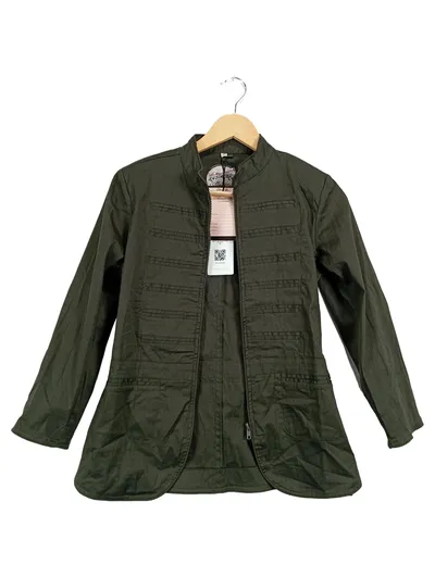 Almatrichi Damen Blouson Jacke Gr. 36/S Oliv Casual