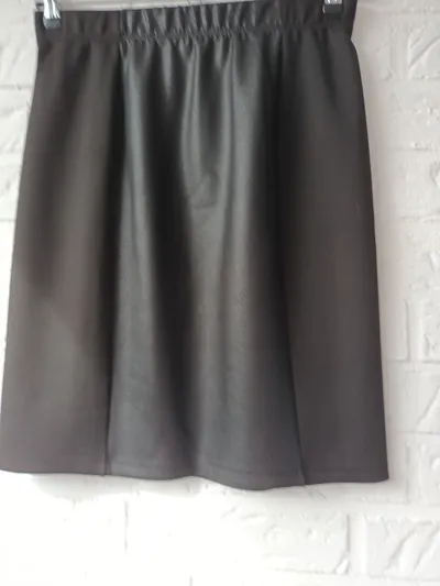 Kim & Co. Damen Jeansrock Gr. 38/M Schwarz Modern 60cm Länge