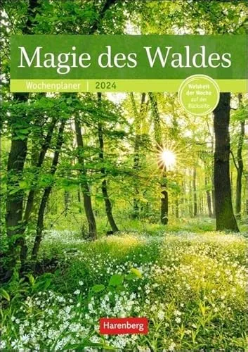 Harenberg Magie des Waldes Wochenplaner 2024 Kalender Deutsch Weisheiten