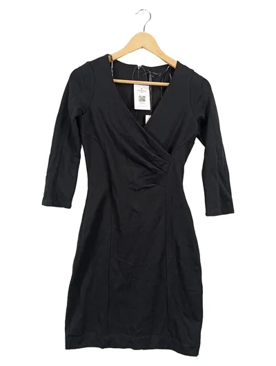 Morgan Wickelkleid Damen Gr. S/36 Schwarz Elegant Business V-Ausschnitt