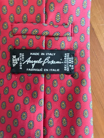 Tie Rack Herren Krawatte Rot Seide Klassisch Paisley Business