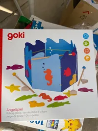 goki Angelspiel Holz Tiermotive Magnetisches Kinderspielzeug ab 3 Jahre 2