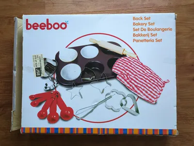 Beeboo Backset Spielküche Zubehör Mehrfarbig 17-teilig Kinder Backen