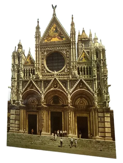 Ansichtskarte Postkarte Dom Siena Italien Kathedrale Vintage Foto
