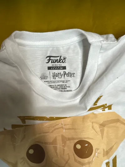Funko Harry Potter Dobby is Free T-Shirt Fanshirt Damen Gr. S Weiß