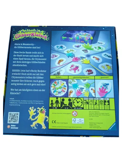 Ravensburger Monsterstarker Glibberklatsch Stapelspiel Mehrfarbig Kunststoff