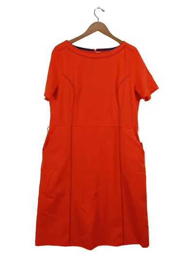 Boden Damen Businesskleid Rot Gr. ELF Kurzarm Elegant