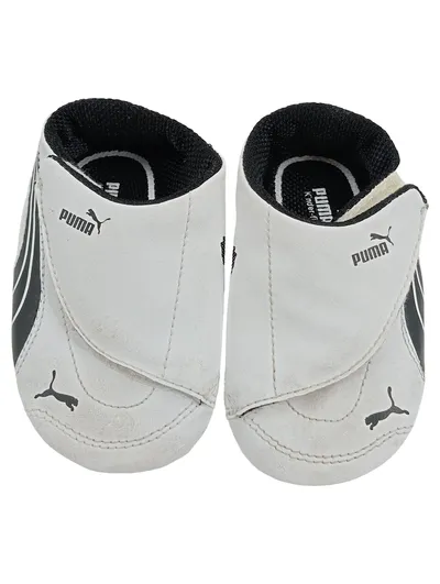 Puma Krabbelschuhe Kinder Größe 19 Weiß Sportlich Babyschuhe