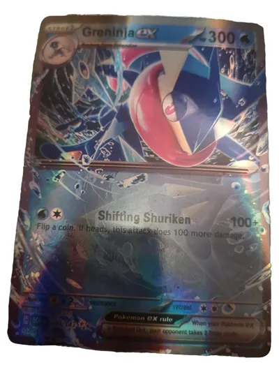 Pokémon Sammelkarte Greninja ex Holo SCR Scarlet Violet 041/142 Blau