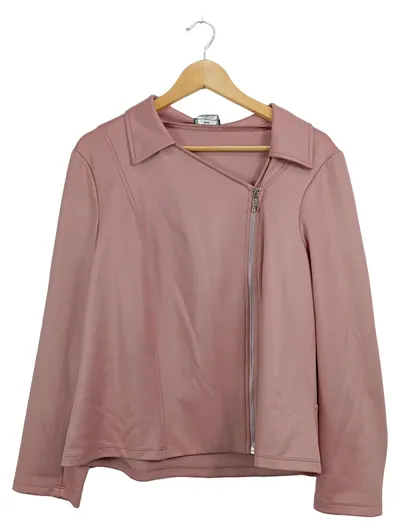 Kim & Co. Damen Sweatjacke Rosa Einheitsgröße Modern