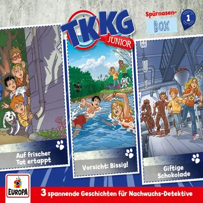 TKKG Junior Spürnasen-Box 1 Hörspiel Kinder CD 3 Geschichten EUROPA