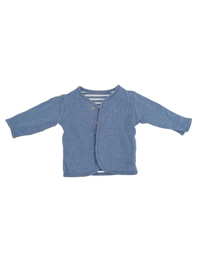 Feetje Baby Body Gr. 68 Blau Langarm mit Druckknöpfen