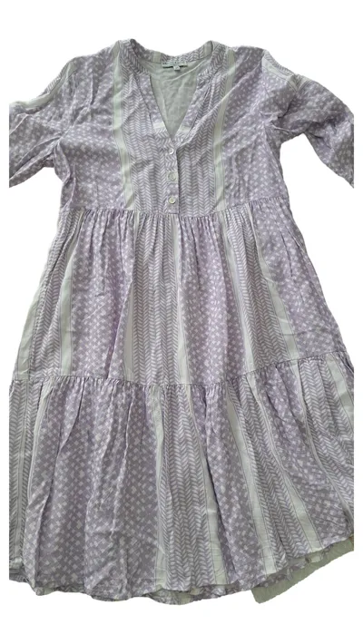 Marie Lund Damen Freizeitkleid Gr. 34/XS Lila Casual Viskose