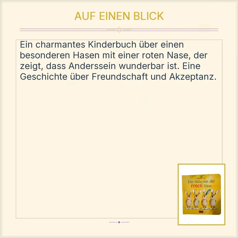 Der Hase mit der roten Nase Helme Heine Kinderbuch Bilderbuch Beltz 2