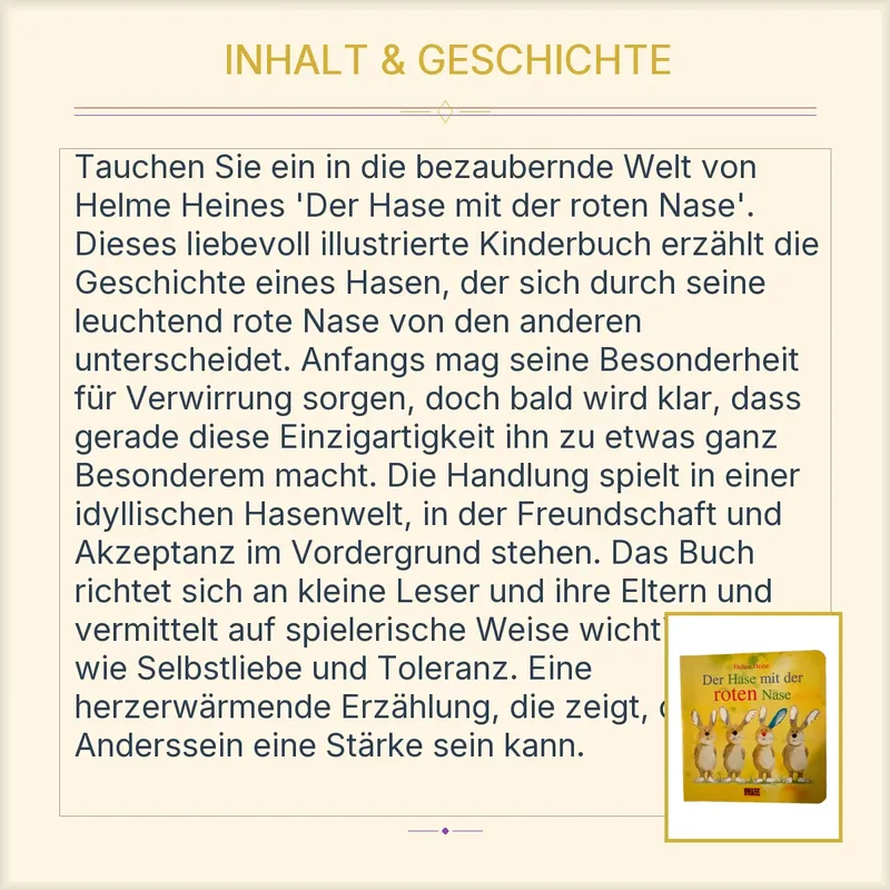 Der Hase mit der roten Nase Helme Heine Kinderbuch Bilderbuch Beltz 3