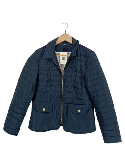 Peter Hahn Steppjacke Damen Blau Gr. 38 Klassisch Leicht Übergangsjacke