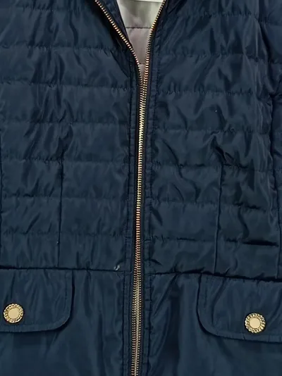 Peter Hahn Steppjacke Damen Blau Gr. 38 Klassisch Leicht Übergangsjacke