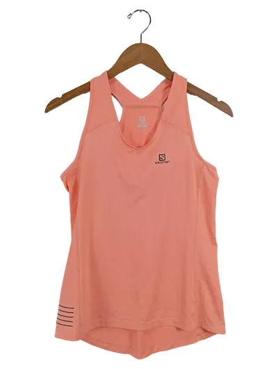Salomon Damen Sportshirt Gr. 36/S Orange Laufshirt Tanktop