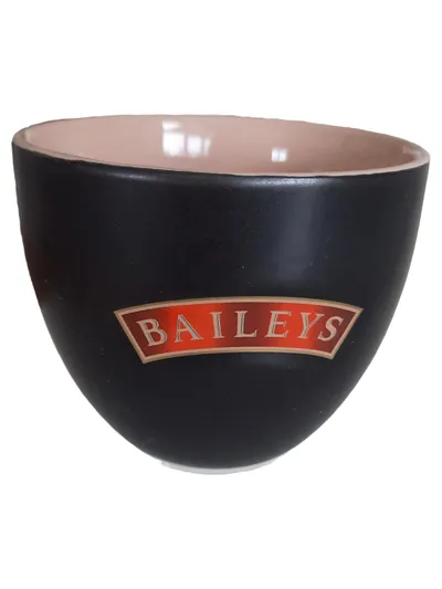 Baileys Kaffeebecher Tasse Schwarz Keramik 250ml Basic