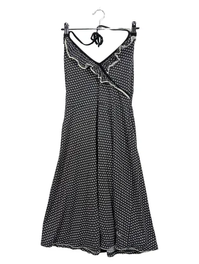 Vive Maria Damen Sommerkleid Punkte Midikleid Rüschen Träger Baumwolle M