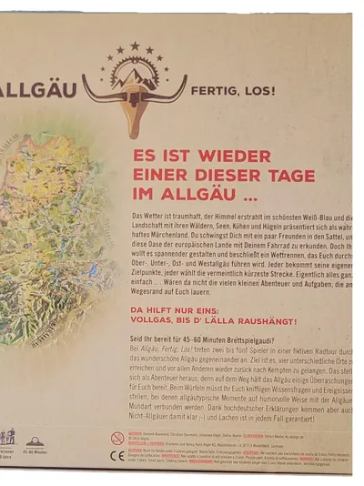 Allgäu Fertig, Los! Quizspiel Radtour Allgäu Allgemeinwissen Familienspiel