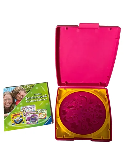 Ravensburger Zeichenschablone Großer Zeichenspaß für kleine Künstler Pink