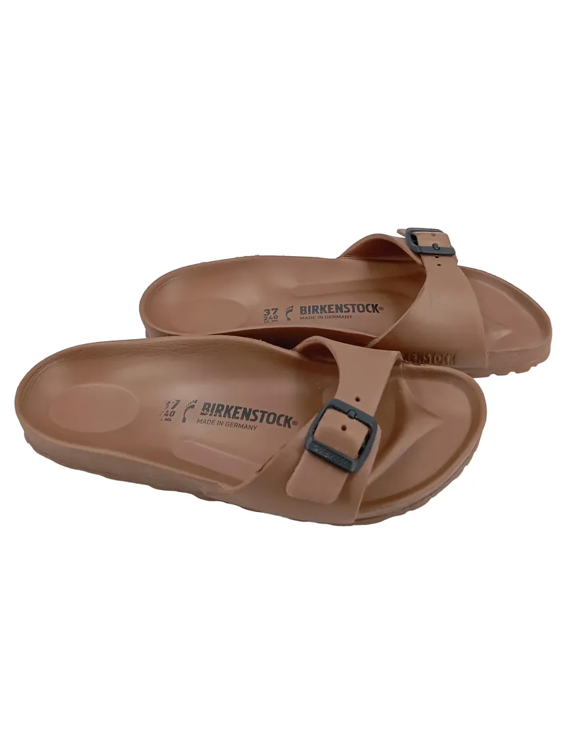 Birkenstock Arizona Pantoletten Damen Gr. 37 Beige Casual 1