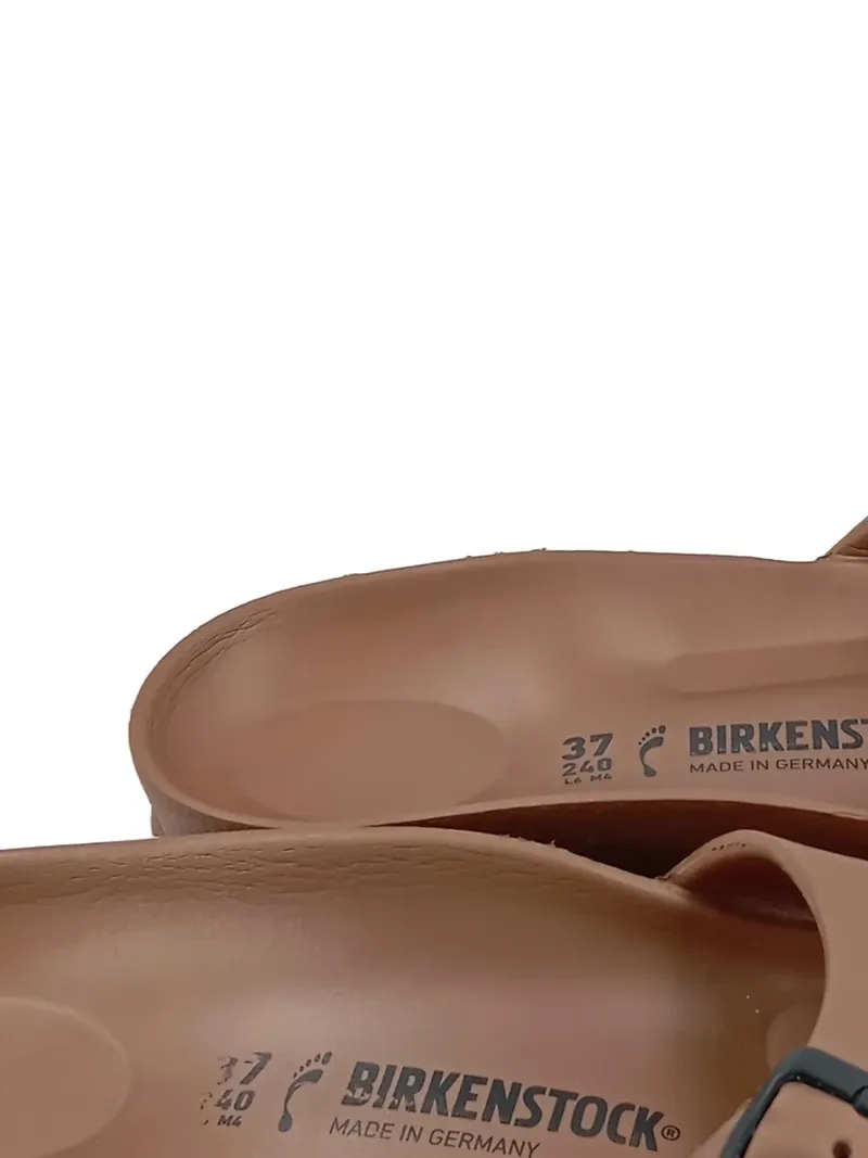 Birkenstock Arizona Pantoletten Damen Gr. 37 Beige Casual 4