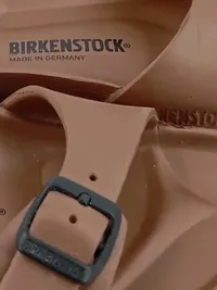 Birkenstock Arizona Pantoletten Damen Gr. 37 Beige Casual 5