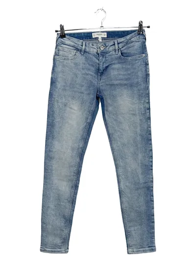 Mango Denim KIM Damen Jeans Slim Fit Gr. 38 Hellblau Stretch