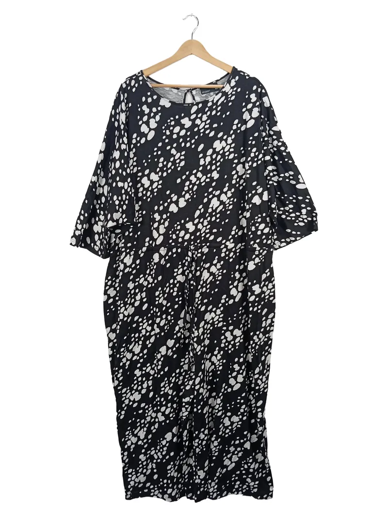 ASOS Design Damen Jumpsuit Animal Print Schwarz Gr. 50 Baumwolle Casual 1
