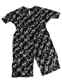 ASOS Design Damen Jumpsuit Animal Print Schwarz Gr. 50 Baumwolle Casual 4
