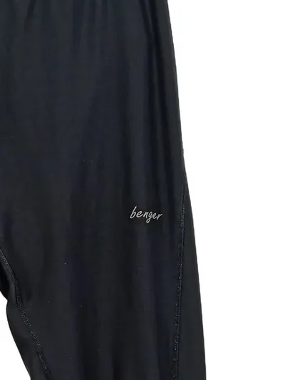 BENGER Damen Jogginghose Gr. 38 Schwarz Sportlich Polyester
