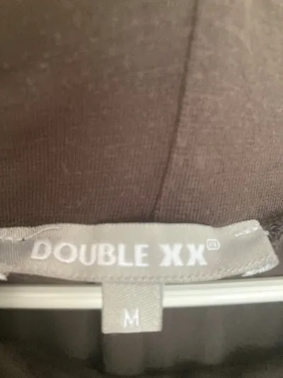 Double XX Damen Tunikakleid Gr. M Oliv Wasserfallkragen Viskose