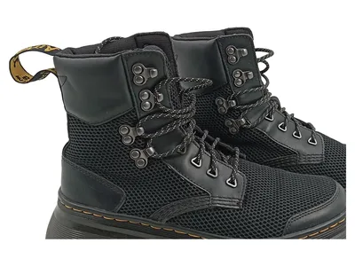 Dr. Martens Combs Tech Stiefel Herren Schwarz Mesh Gr. 40 Alltag