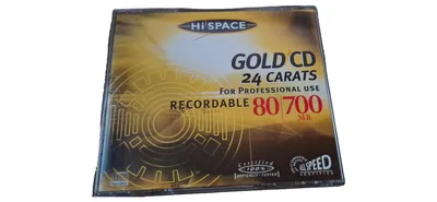 Hi-Space Gold CD 24 Carats CD-R Rohling 80min 700MB Professional