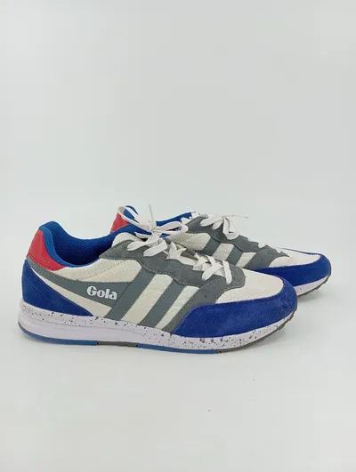 Gola Sneaker low Herren Schnürung Textil Logo-Print Mehrfarbig Gr. 44