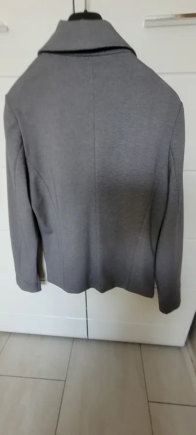 ZABAIONE Damen Blazer Grau Gr. 40/L Business Elegant